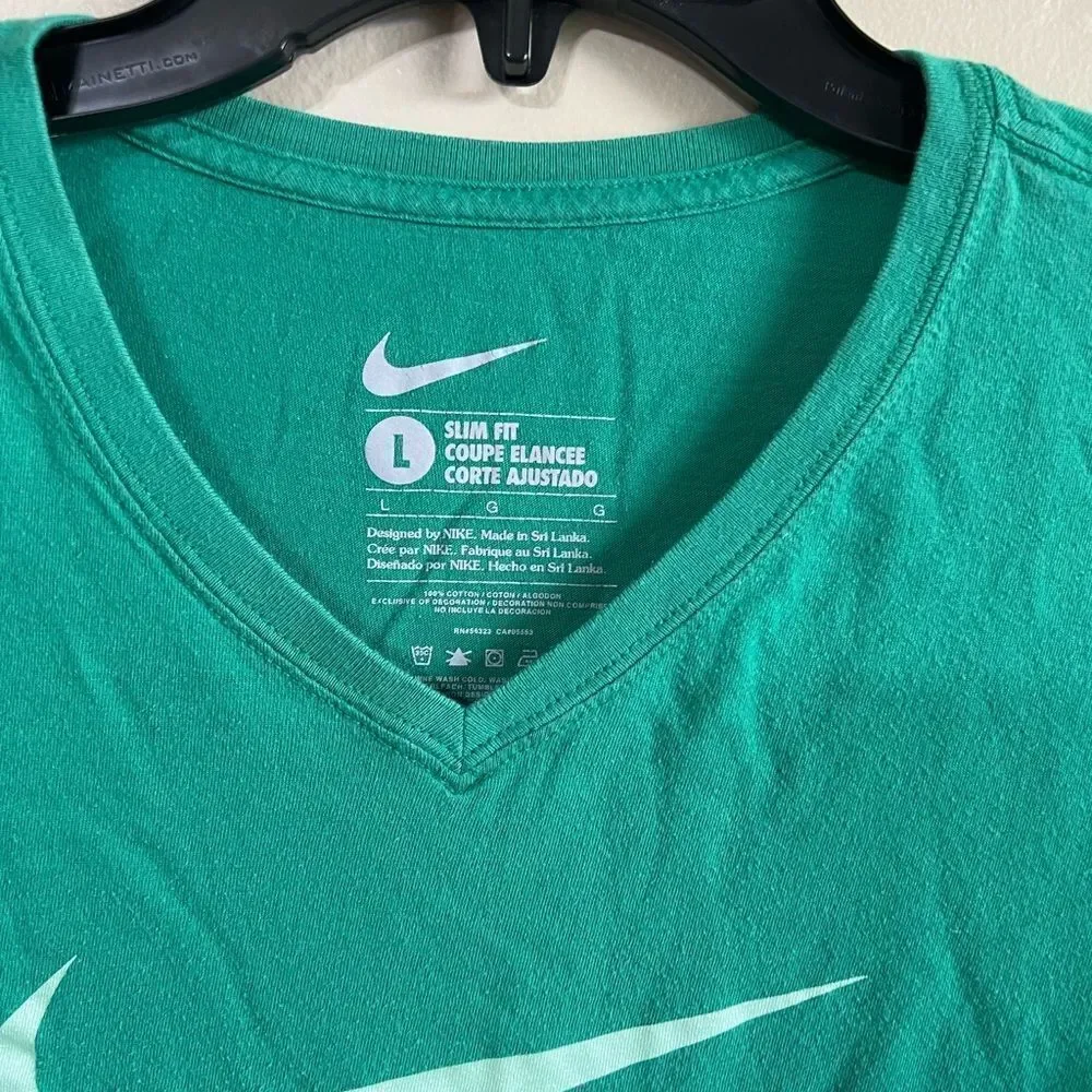 Nike long‎ sleeve green top L